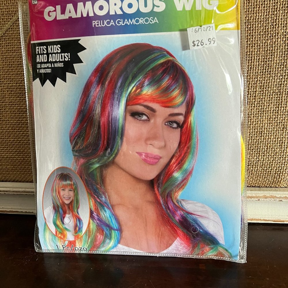 3/$20 - Rainbow Wig - Adult or Kids